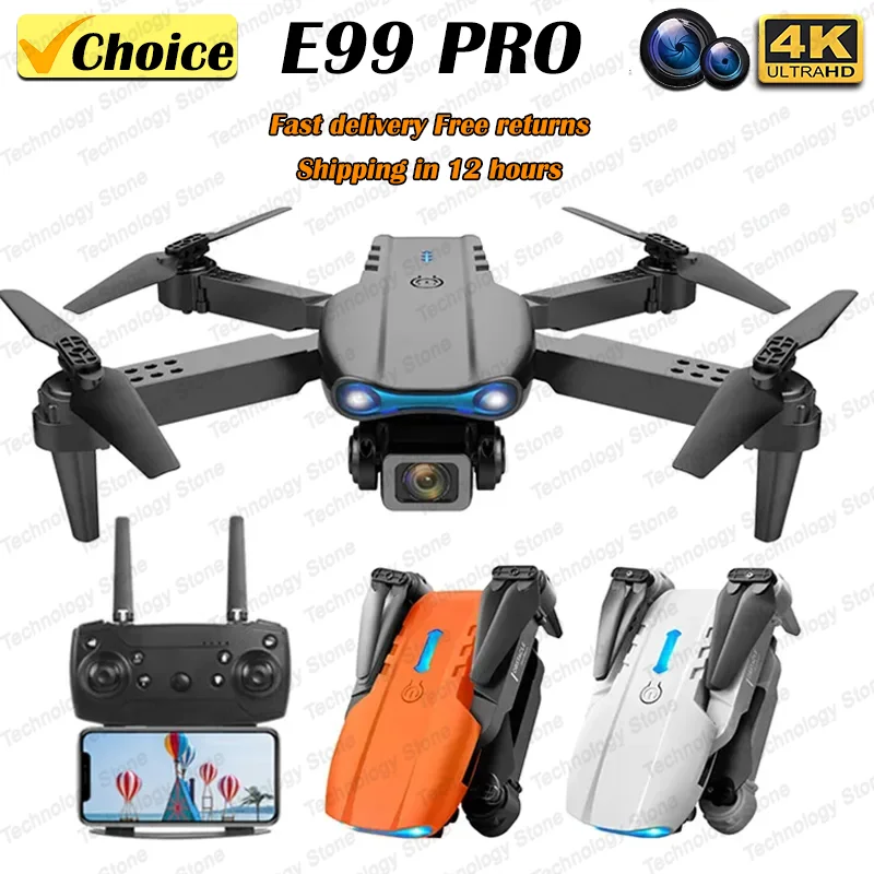 Drone Camera 4K - K3 E99PRO Drone with Dual HD